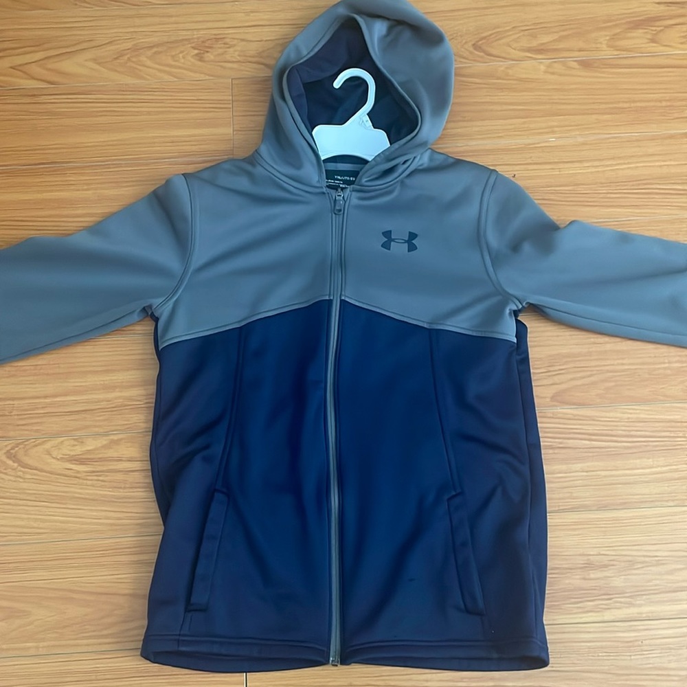 Deep sea blue and grey Underarmor jacket